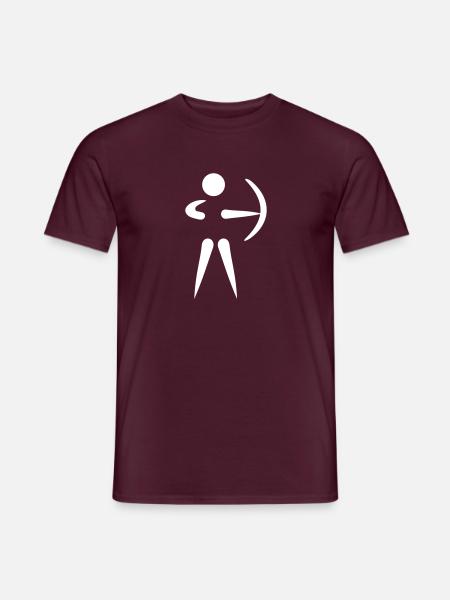 Bogenschießen - Männer T-Shirt - Ziegelrot