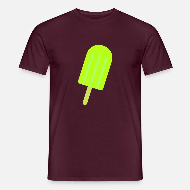 eis eiscreme - Männer T-Shirt - Ziegelrot