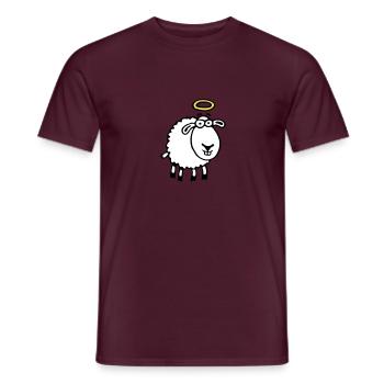 unschuldslamm_042012_e_3c - T-shirt homme - rouge brique - Devant - AI Model Male 178 light (178cm)