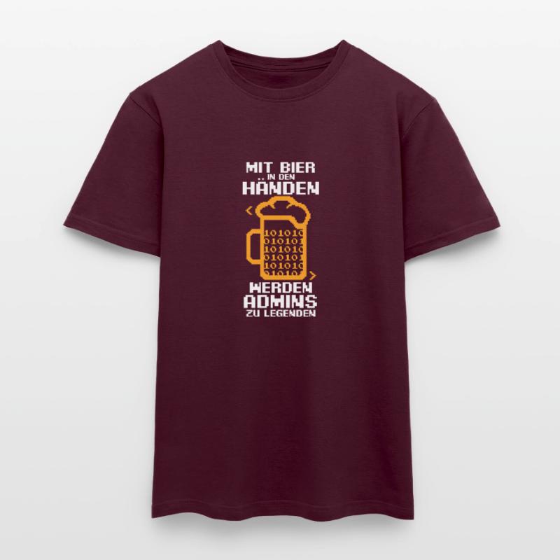 Informatiker Programmierer Admin Administrator Männer T-Shirt