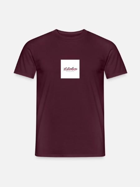 "Love" Valentine's Day Gift - Men's T-Shirt - brick red