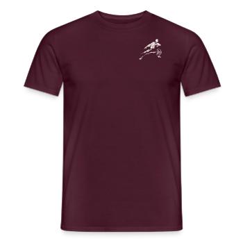 Kampfsport Figur - Männer T-Shirt - Ziegelrot - Vorne - AI Model Male 178 light (178cm)