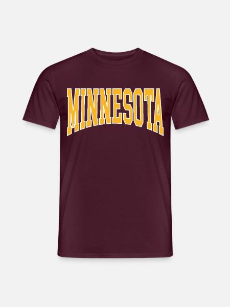 Minnesota - Men's T-Shirt - brick red