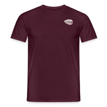Leaf - Men's T-Shirt - brick red - Front - AI Model Male 178 light (178cm)