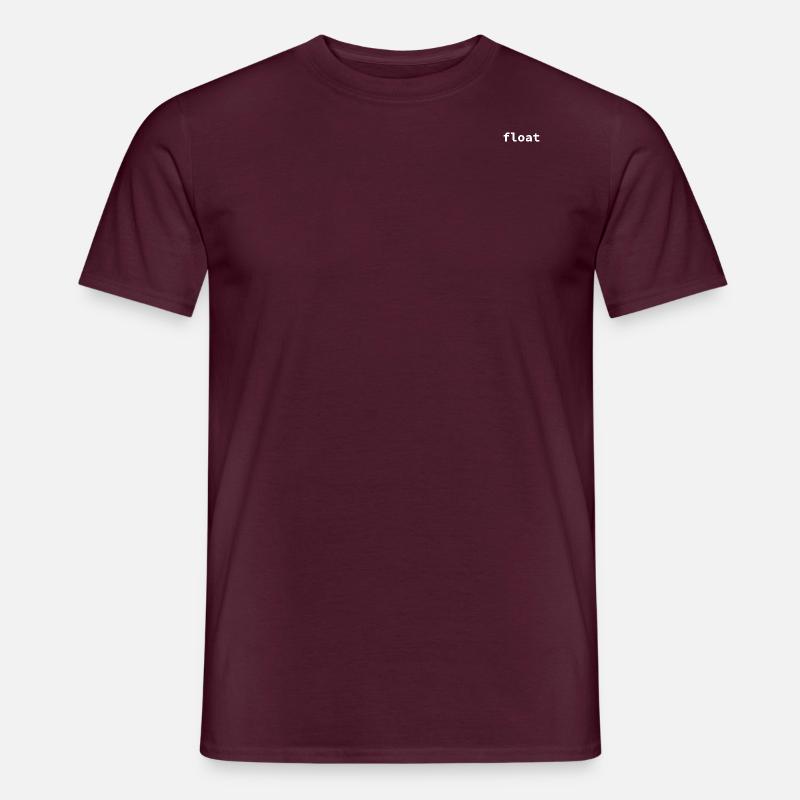 Float White - Männer T-Shirt - Ziegelrot