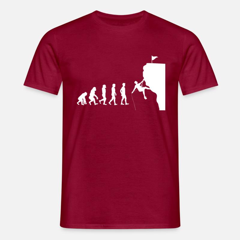 Evolution climbing - Men's T-Shirt - brick red