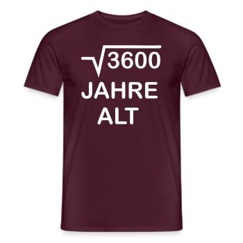 60. Geburtstag - 60 Jahre alt - Männer T-Shirt - Ziegelrot - Vorne - AI Model Male 178 light (178cm)
