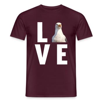 Seagulls Seagull - Men's T-Shirt - brick red - Front - AI Model Male 178 light (178cm)