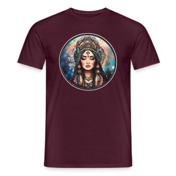 Shaman - Männer T-Shirt - Ziegelrot - Vorne - AI Model Male 178 light (178cm)