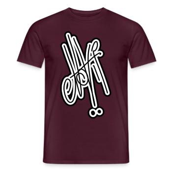 Tout simplement Noar - T-shirt homme - rouge brique - Devant - AI Model Male 178 light (178cm)