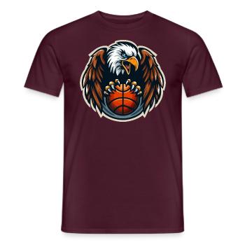 Eagle Basketball Team - Men's T-Shirt - brick red - Front - AI Model Male 178 light (178cm)