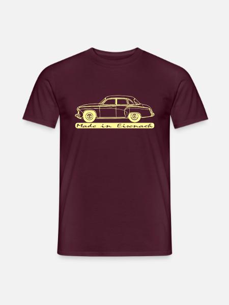 Wartburg 311 W311 W312 EM - Männer T-Shirt - Ziegelrot