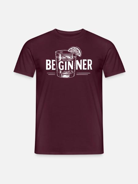 Beginner: Perfekte Geschenkidee für Anfänger! - Männer T-Shirt - Ziegelrot
