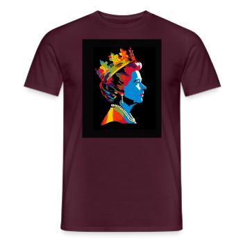Queen - Men's T-Shirt - brick red - Front - AI Model Male 178 light (178cm)