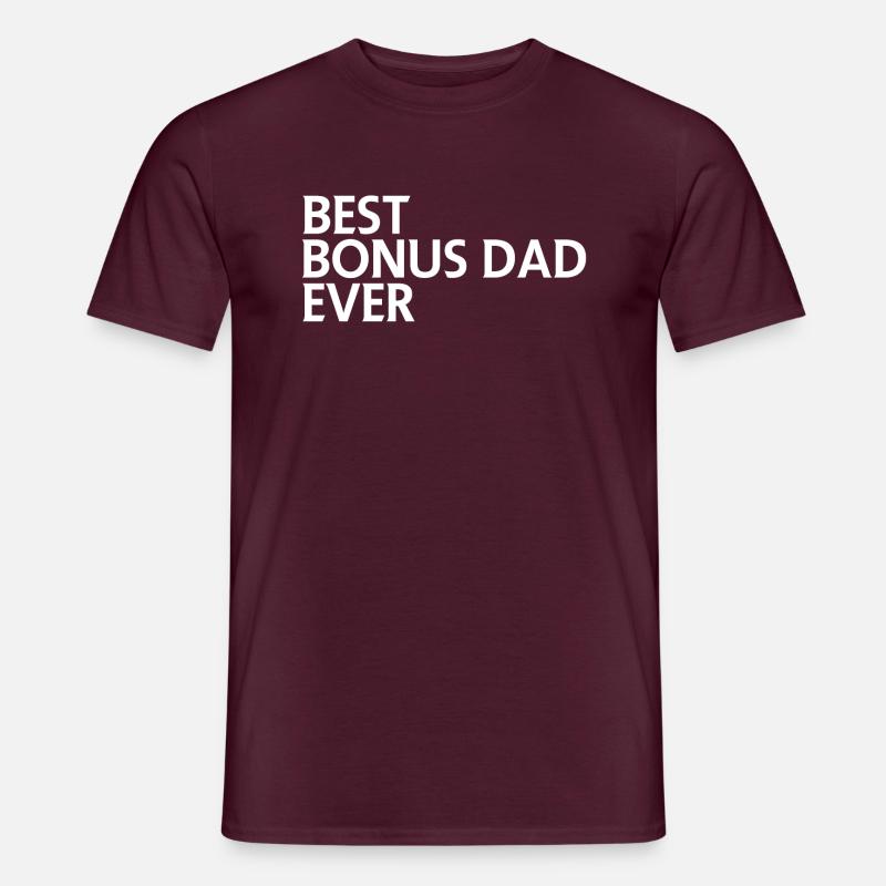 Bester Bonus Vater - Männer T-Shirt - Ziegelrot