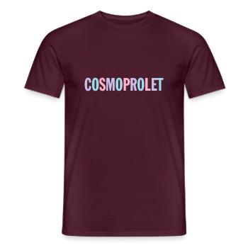 CosmoProlet Pastell - Männer T-Shirt - Ziegelrot - Vorne - AI Model Male 178 light (178cm)
