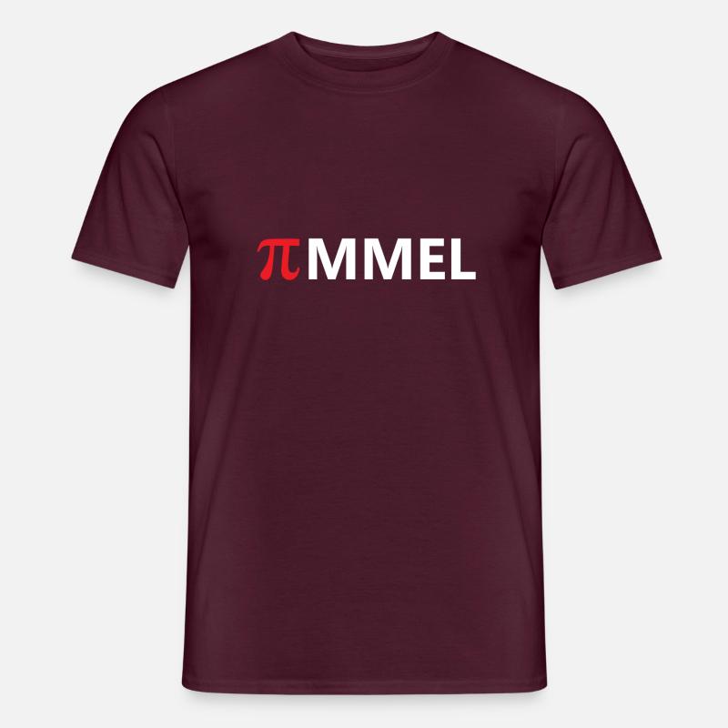 Einfach nur Pimmel rot - Männer T-Shirt - Ziegelrot