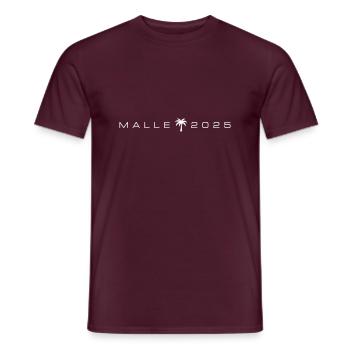 Malle 2025 Palm Tree - Men's T-Shirt - brick red - Front - AI Model Male 178 light (178cm)