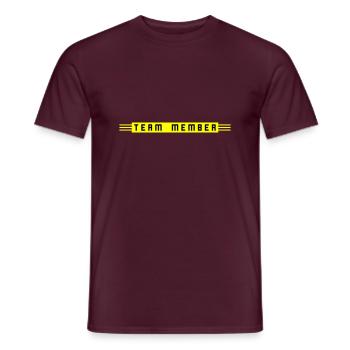 Team Member - Men's T-Shirt - brick red - Front - AI Model Male 178 light (178cm)