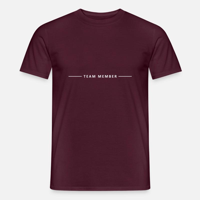 Team Member - Männer T-Shirt - Ziegelrot