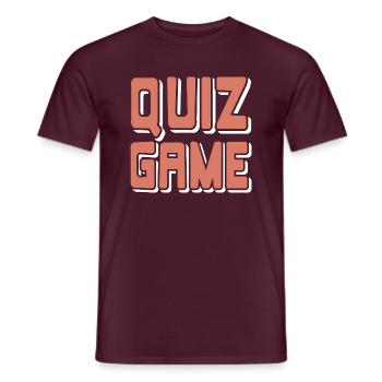 Retro QUIZ GAME pour Game Masters Cool T-Shirt - T-shirt homme - rouge brique - Devant - AI Model Male 178 light (178cm)