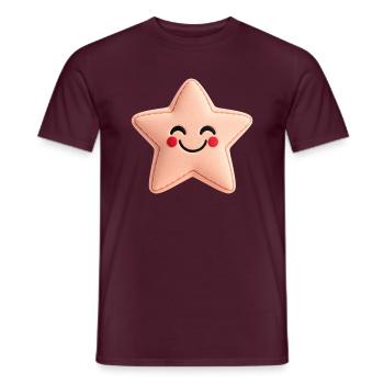 Sweet Star - Rose - T-shirt homme - rouge brique - Devant - AI Model Male 178 light (178cm)