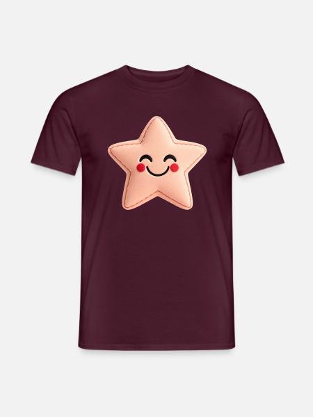 Sweet Star - Pink - Men's T-Shirt - brick red