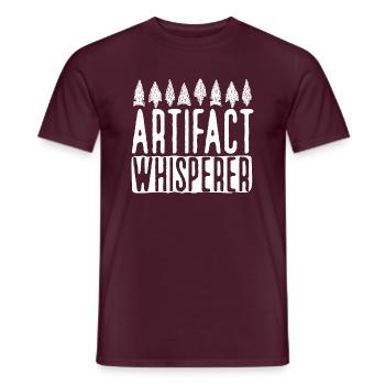 Arrowhead Hunting Arrowhead Collector - Men's T-Shirt - brick red - Front - AI Model Male 178 light (178cm)