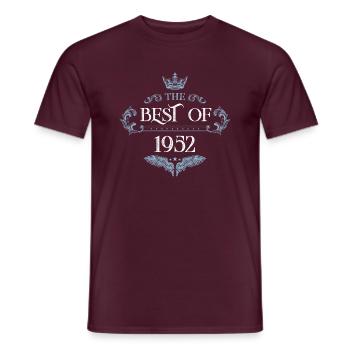 1952 best of - Men's T-Shirt - brick red - Front - AI Model Male 178 light (178cm)