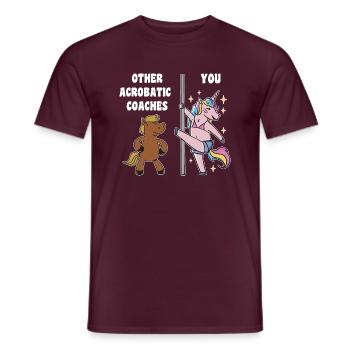 Other Acrobatic Coaches You Acrobat Gymastics Gymn - Männer T-Shirt - Ziegelrot - Vorne - AI Model Male 178 light (178cm)