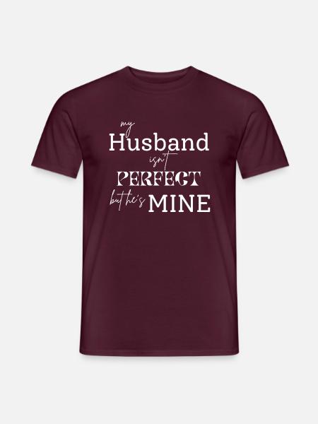 Husband T shirt - Men's T-Shirt - brick red
