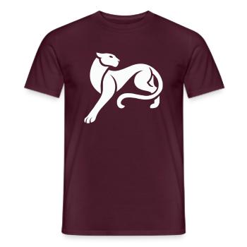 panther - Männer T-Shirt - Ziegelrot - Vorne - AI Model Male 178 light (178cm)