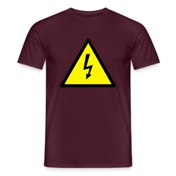 strom - Männer T-Shirt - Ziegelrot - Vorne - AI Model Male 178 light (178cm)