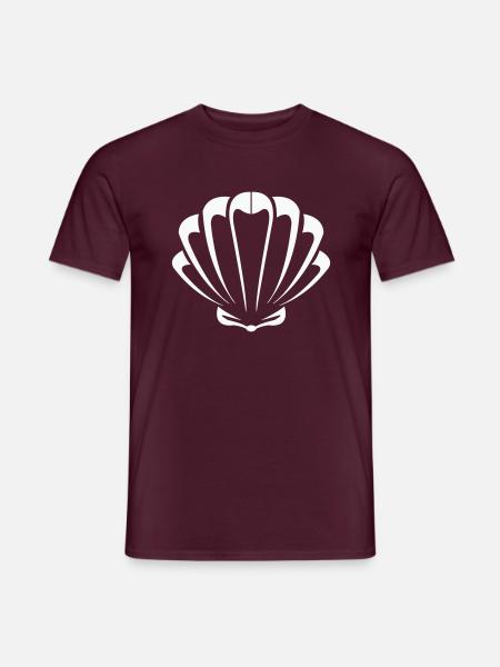 shell - Men's T-Shirt - brick red