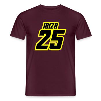 Ibiza 2025 Jersey - Men's T-Shirt - brick red - Front - AI Model Male 178 light (178cm)