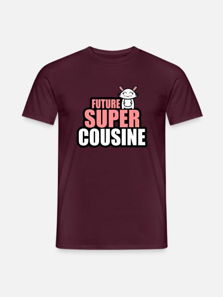 future super cousine - T-shirt homme - rouge brique