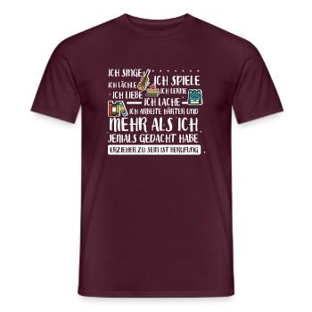 Erzieher ist ein Berufung - Männer T-Shirt - Ziegelrot - Vorne - AI Model Male 178 light (178cm)