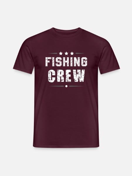 Fishing Crew - Men's T-Shirt - brick red
