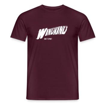 Sports de glisse WindKind - T-shirt homme - rouge brique - Devant - AI Model Male 178 light (178cm)