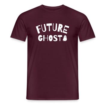 Fantôme du futur - T-shirt homme - rouge brique - Devant - AI Model Male 178 light (178cm)