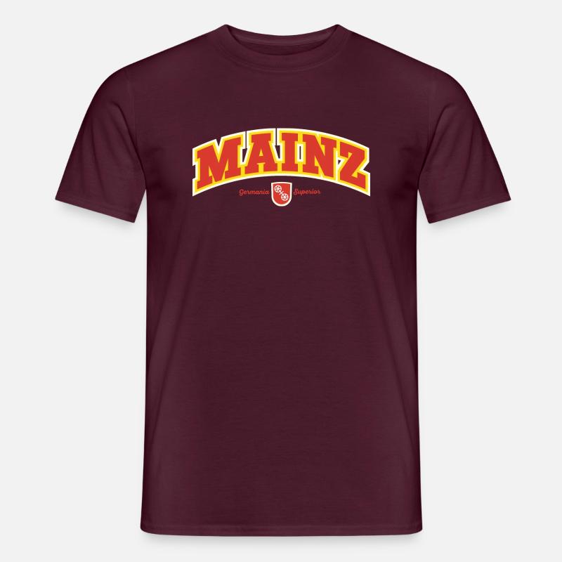 Mainz - Männer T-Shirt - Ziegelrot