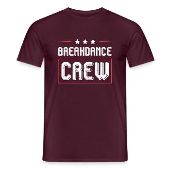 Équipe de breakdance - T-shirt homme - rouge brique - Devant - AI Model Male 178 light (178cm)