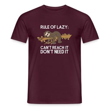 Sloth Lazy Cute Sloth Gift - Men's T-Shirt - brick red - Front - AI Model Male 178 light (178cm)
