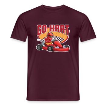 Go Kart Or Go Home - Men's T-Shirt - brick red - Front - AI Model Male 178 light (178cm)