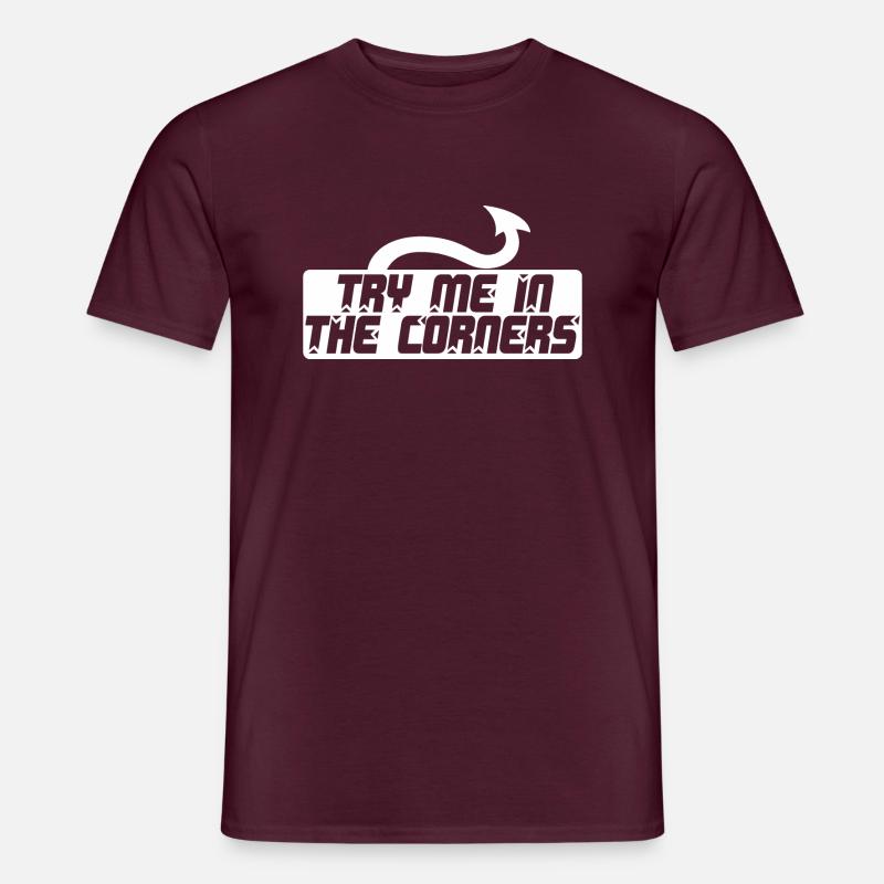TrymeintheCorner - Männer T-Shirt - Ziegelrot