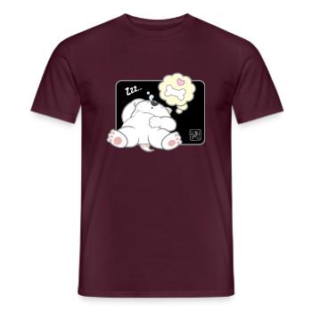 Hund koreanisch - japanischer Stil 11 - Männer T-Shirt - Ziegelrot - Vorne - AI Model Male 178 light (178cm)
