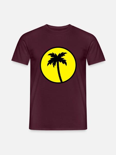palm - Men's T-Shirt - brick red