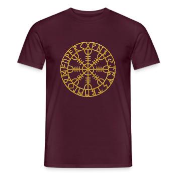 Wikinger norden valhalla schweden skandinavien flaga - Männer T-Shirt - Ziegelrot - Vorne - AI Model Male 178 light (178cm)