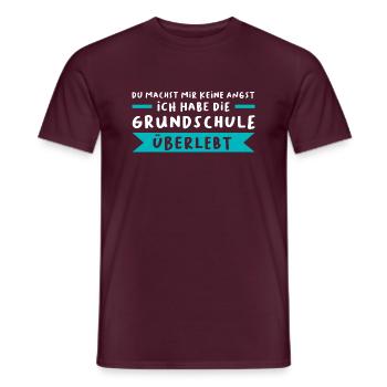 Grundschule Abschluss Grundschule Abschluss Gesche - Männer T-Shirt - Ziegelrot - Vorne - AI Model Male 178 light (178cm)