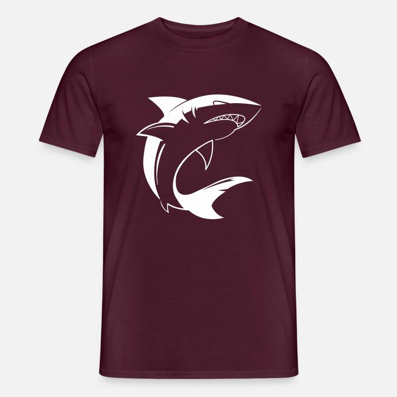 Hai Shark - T-shirt homme - rouge brique